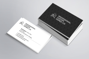 Business Cards for an 'affordable luxury' inner city home builder in Calgary. | Visitenkarten-Design von MDesign