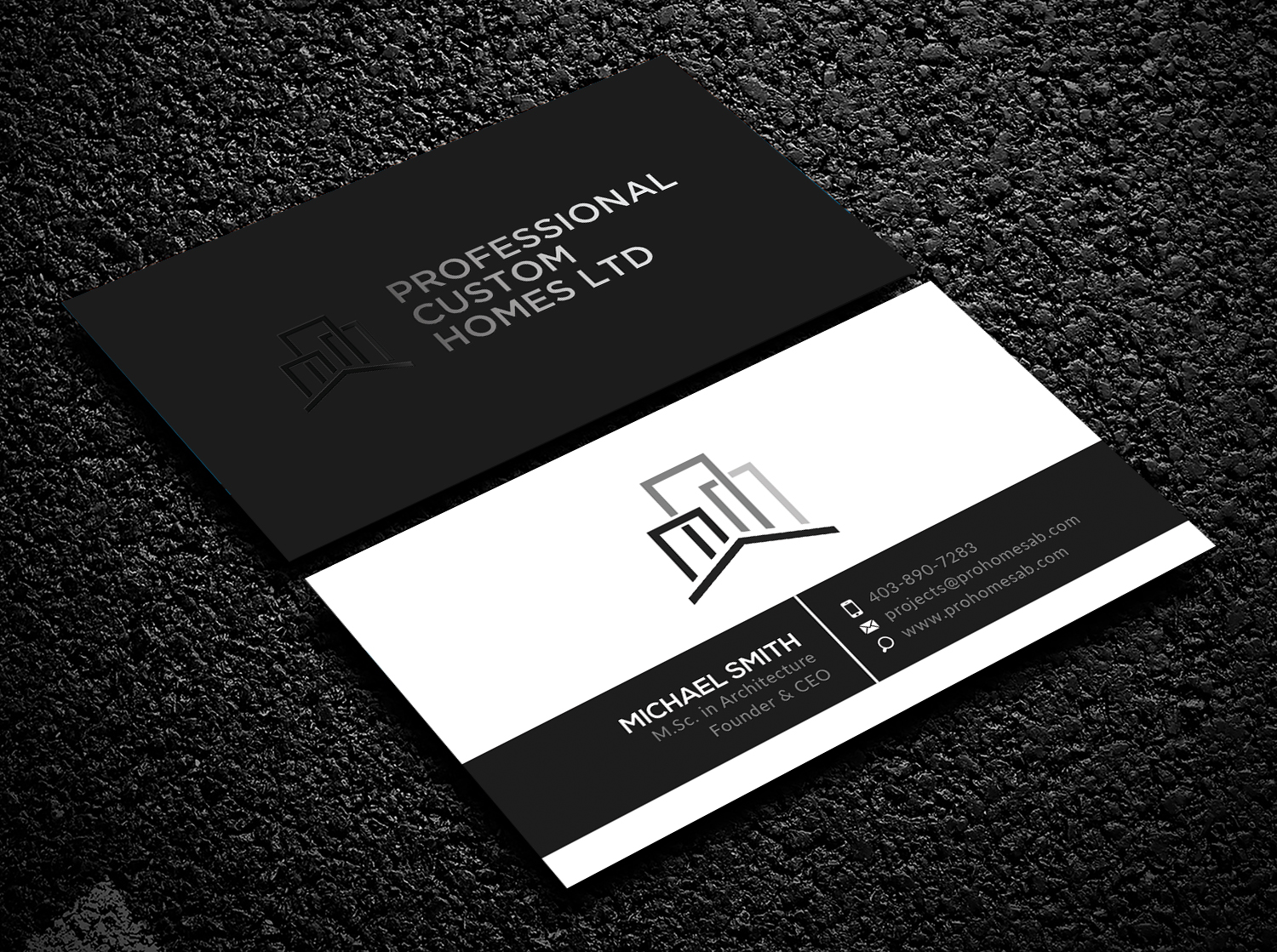 Design de Carte de Visite par Bold Pixels pour Professional Custom Homes | Design #21735595