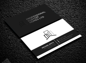 Business Cards for an 'affordable luxury' inner city home builder in Calgary. | Visitenkarten-Design von Bold Pixels