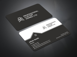 Design de Carte de Visite par Uttom 2 pour Professional Custom Homes | Design #21750190