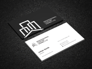 Business Card Design by Uttom 2 for Professional Custom Homes | Design: #21752874