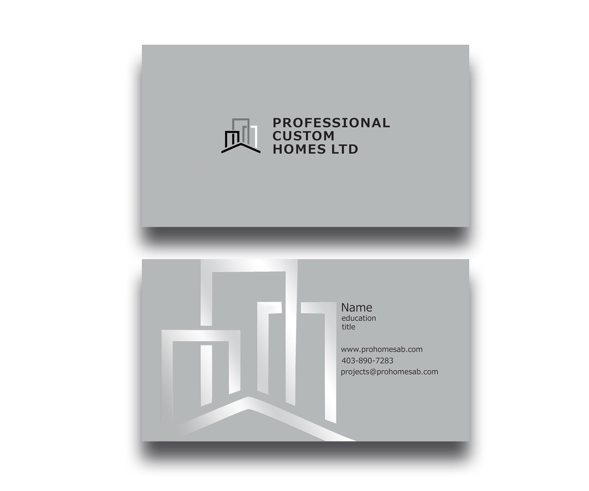 Diseño de Tarjeta de Presentación por Helen***** para Professional Custom Homes | Diseño #21738420