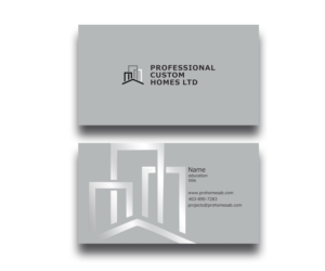 Business Card Design by Helen***** for Professional Custom Homes | Design: #21738420