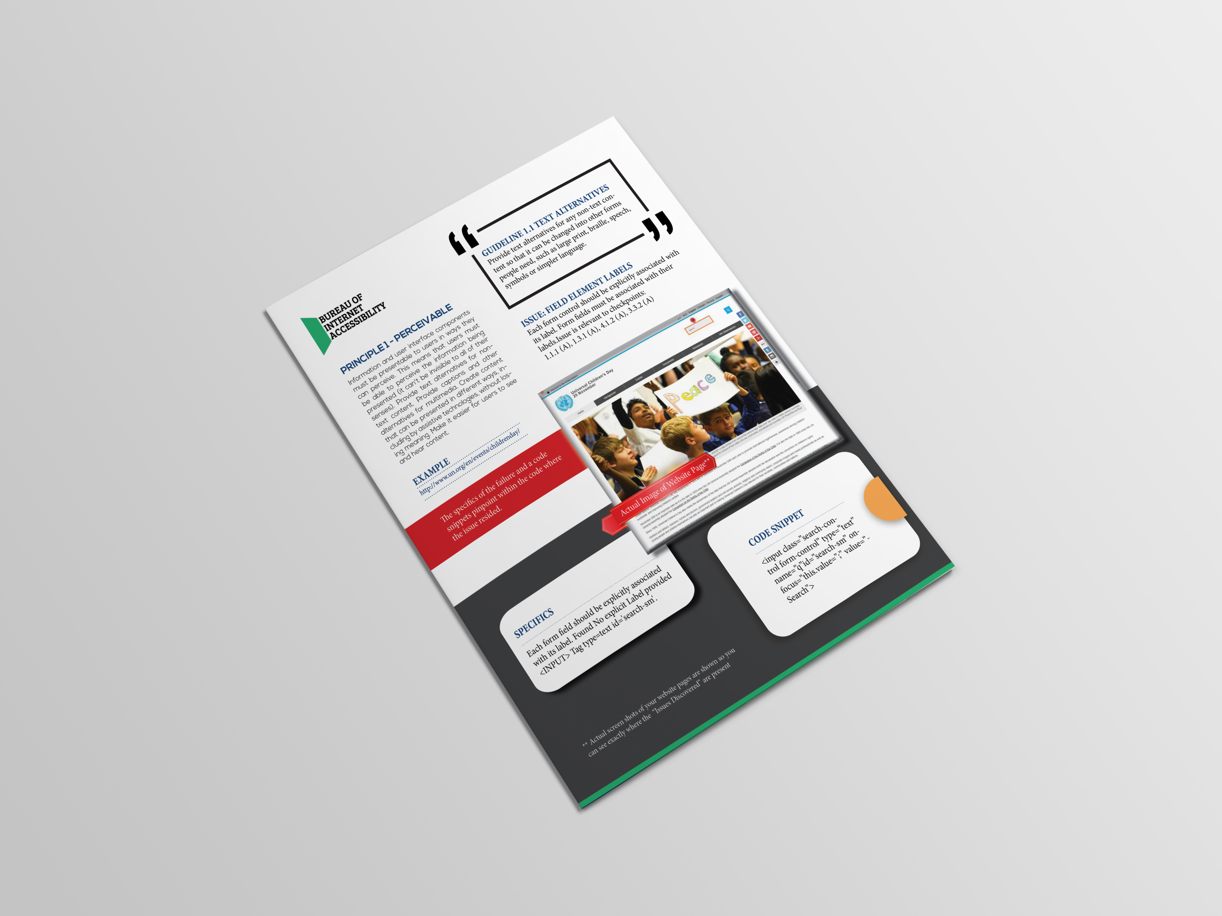 Diseño de Brochure por Pranab S. para Accessibility Now | Diseño #21825151