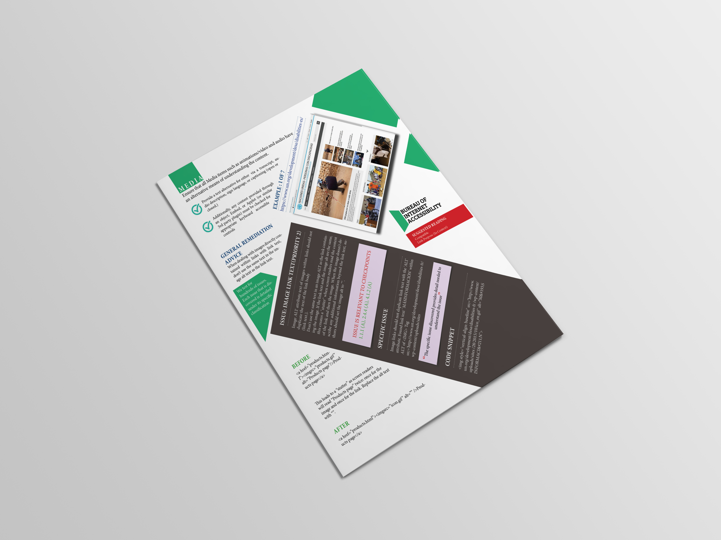 Diseño de Brochure por Pranab S. para Accessibility Now | Diseño #21834414