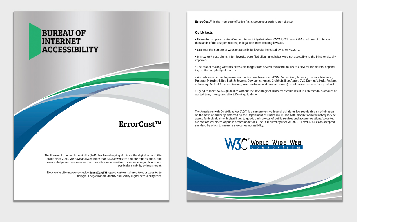 Diseño de Brochure por Hardcore Design para Accessibility Now | Diseño #21791557