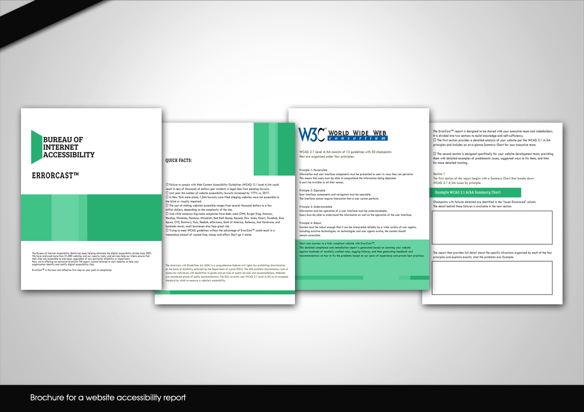 Diseño de Brochure por disign para Accessibility Now | Diseño #21713446