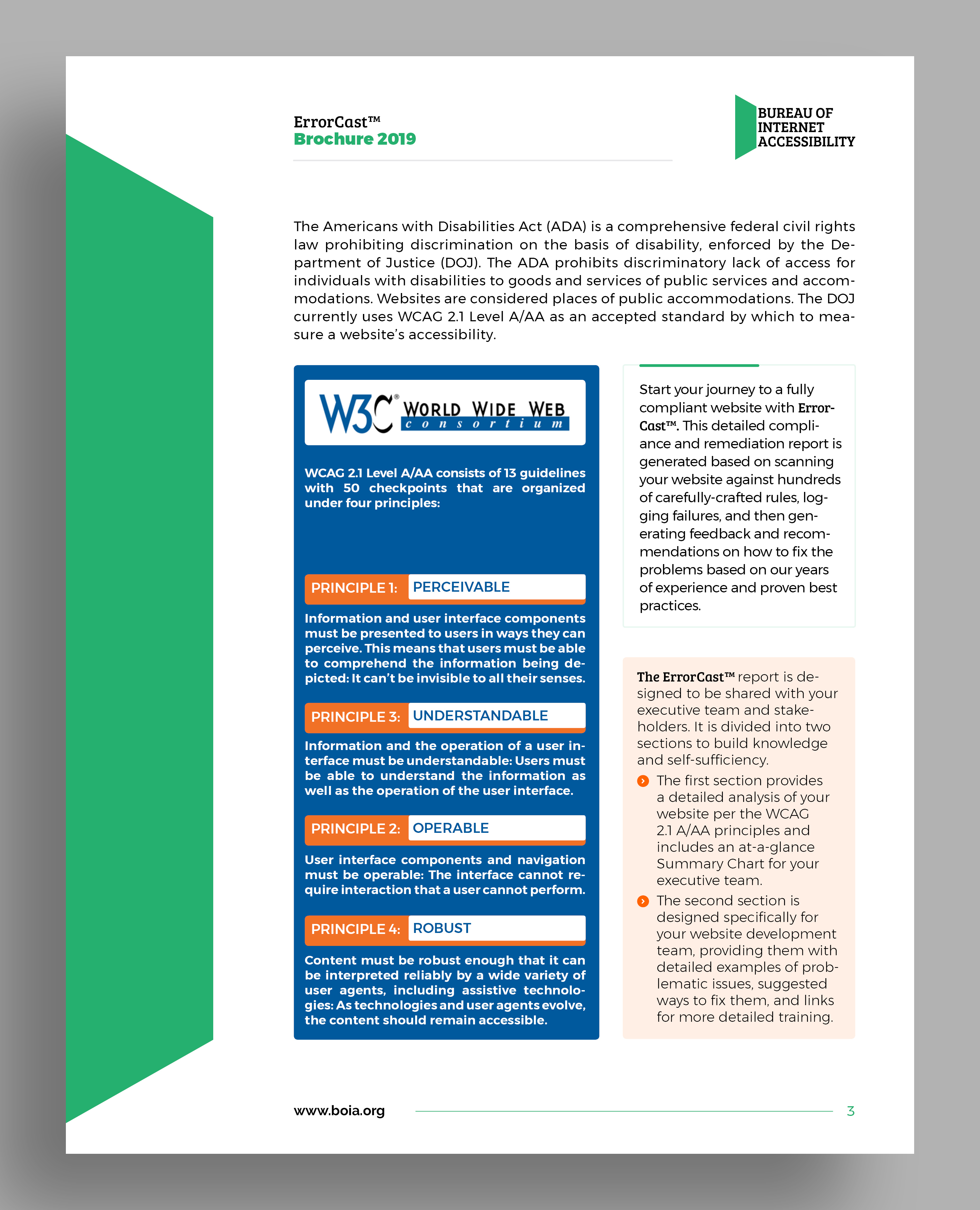 Diseño de Brochure por Pixelon Studio para Accessibility Now | Diseño #21920516