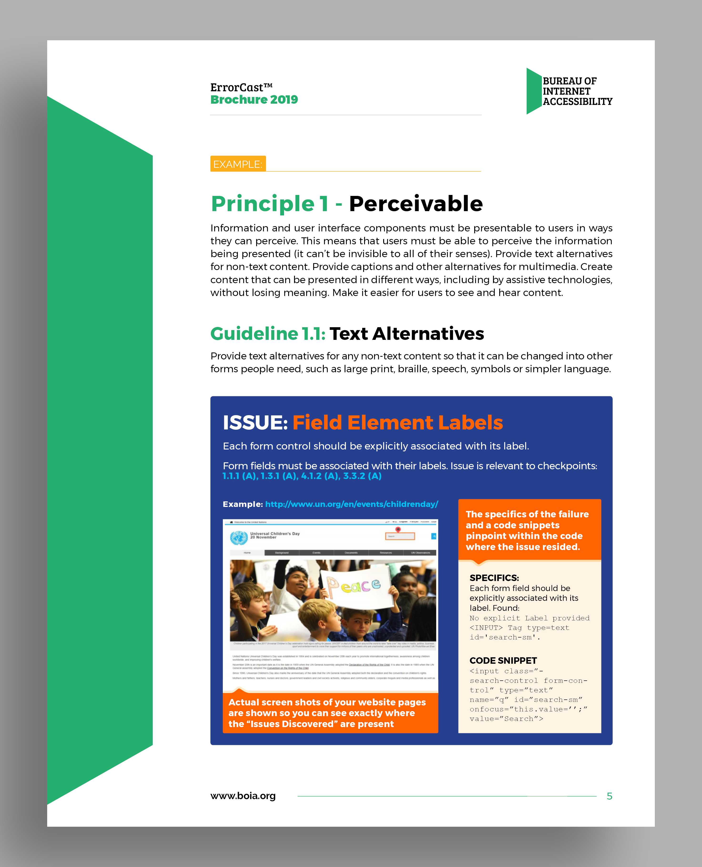 Diseño de Brochure por Pixelon Studio para Accessibility Now | Diseño #21920579