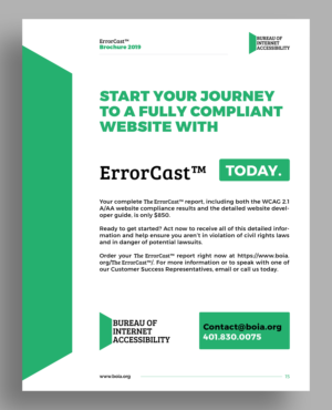 Diseño de Brochure por Pixelon Studio para Accessibility Now | Diseño: #21920726