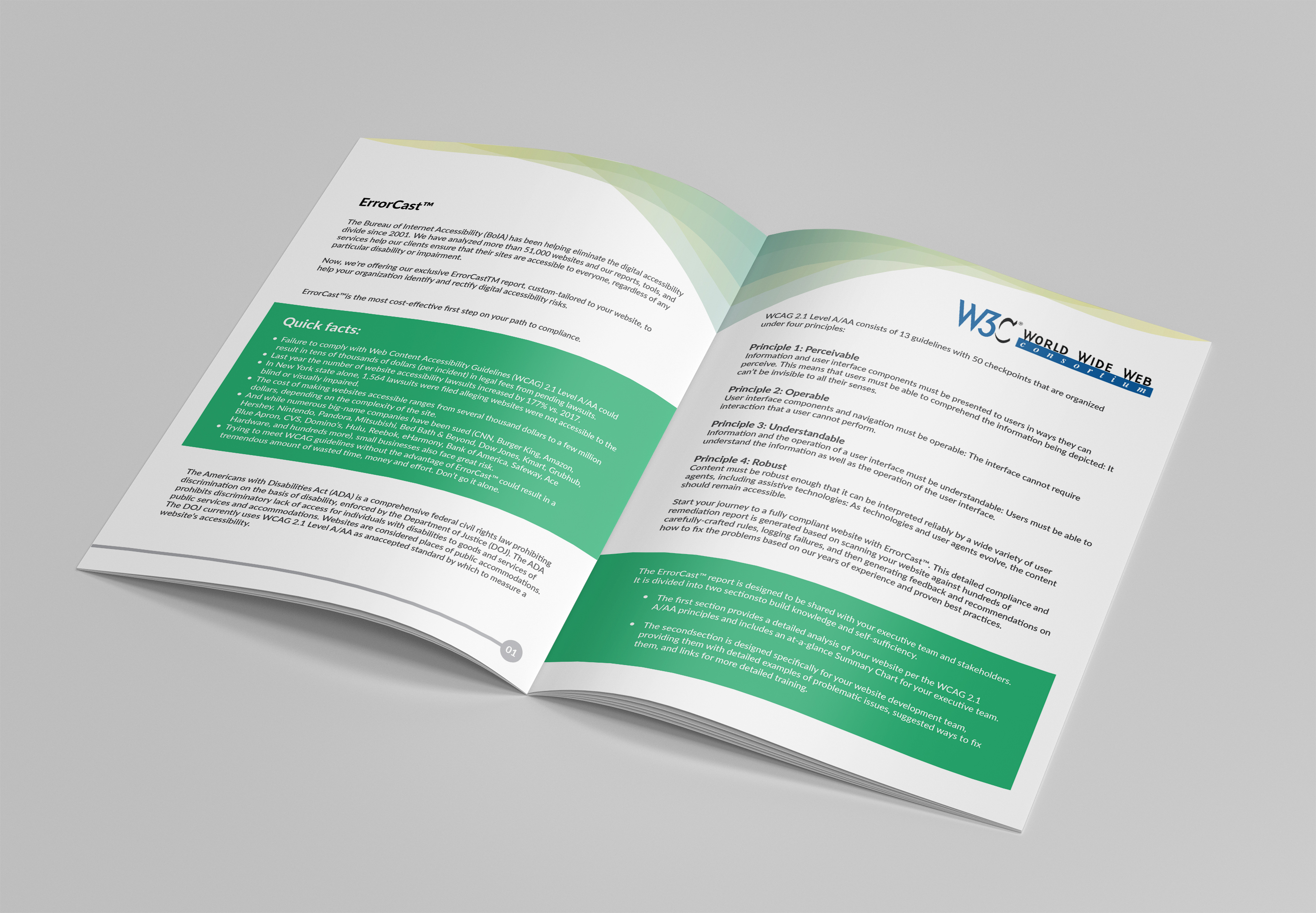 Diseño de Brochure por Deziners Zone para Accessibility Now | Diseño #21708762