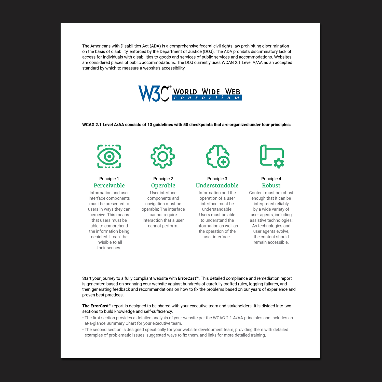 Brochure Design by banedsgn for Accessibility Now | Design #21712341