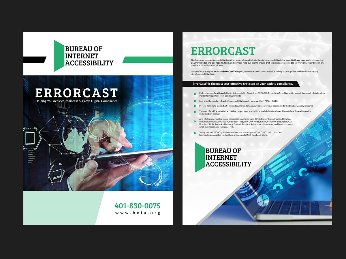 Diseño de Brochure por n214008 para Accessibility Now | Diseño #21765277