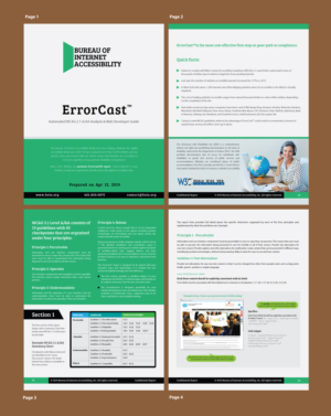 Broschüren-Design von meet007 für Accessibility Now | Design: #21812613