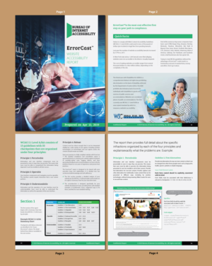 Broschüren-Design von meet007 für Accessibility Now | Design: #21881902