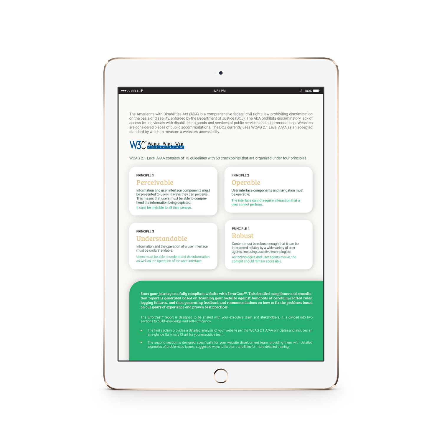 Brochure Design by Azmat-ullah for Accessibility Now | Design #21721608