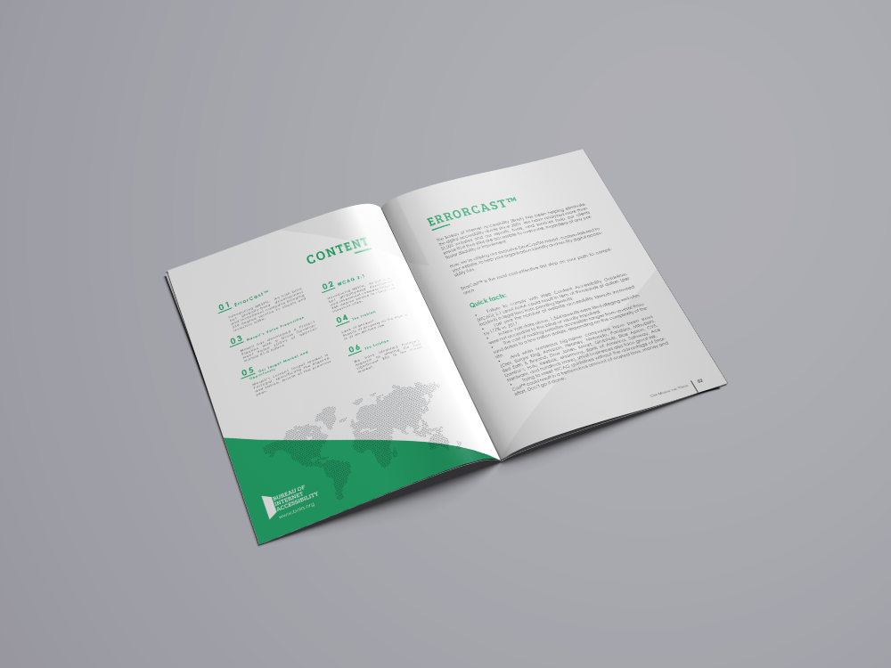 Diseño de Brochure por nafizrahat para Accessibility Now | Diseño #21714715