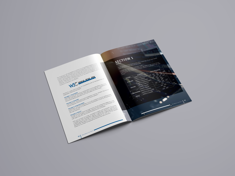 Diseño de Brochure por nafizrahat para Accessibility Now | Diseño #21729432