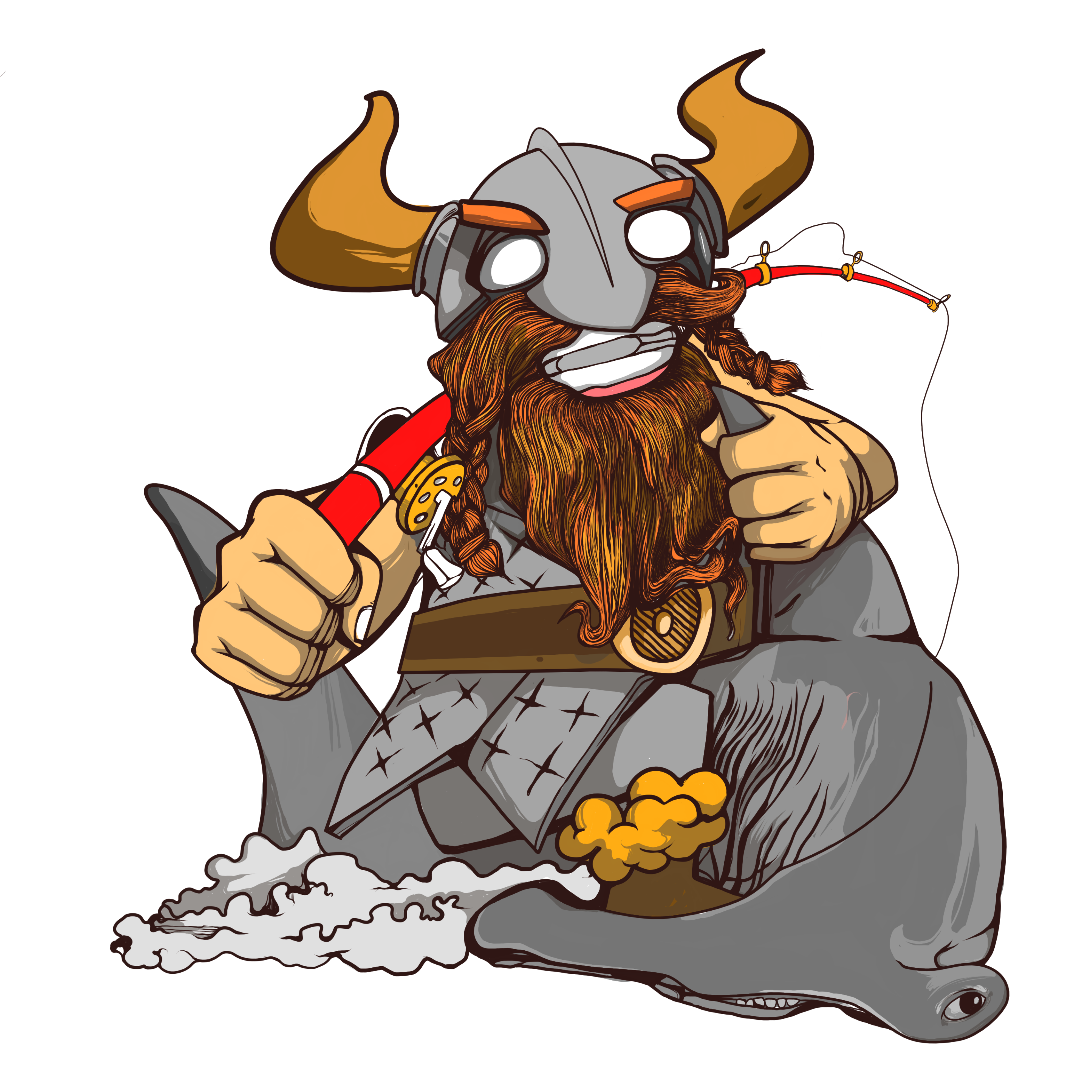 T-shirt Design by Eko_Crowded for Berserker Rods | Design #21723885