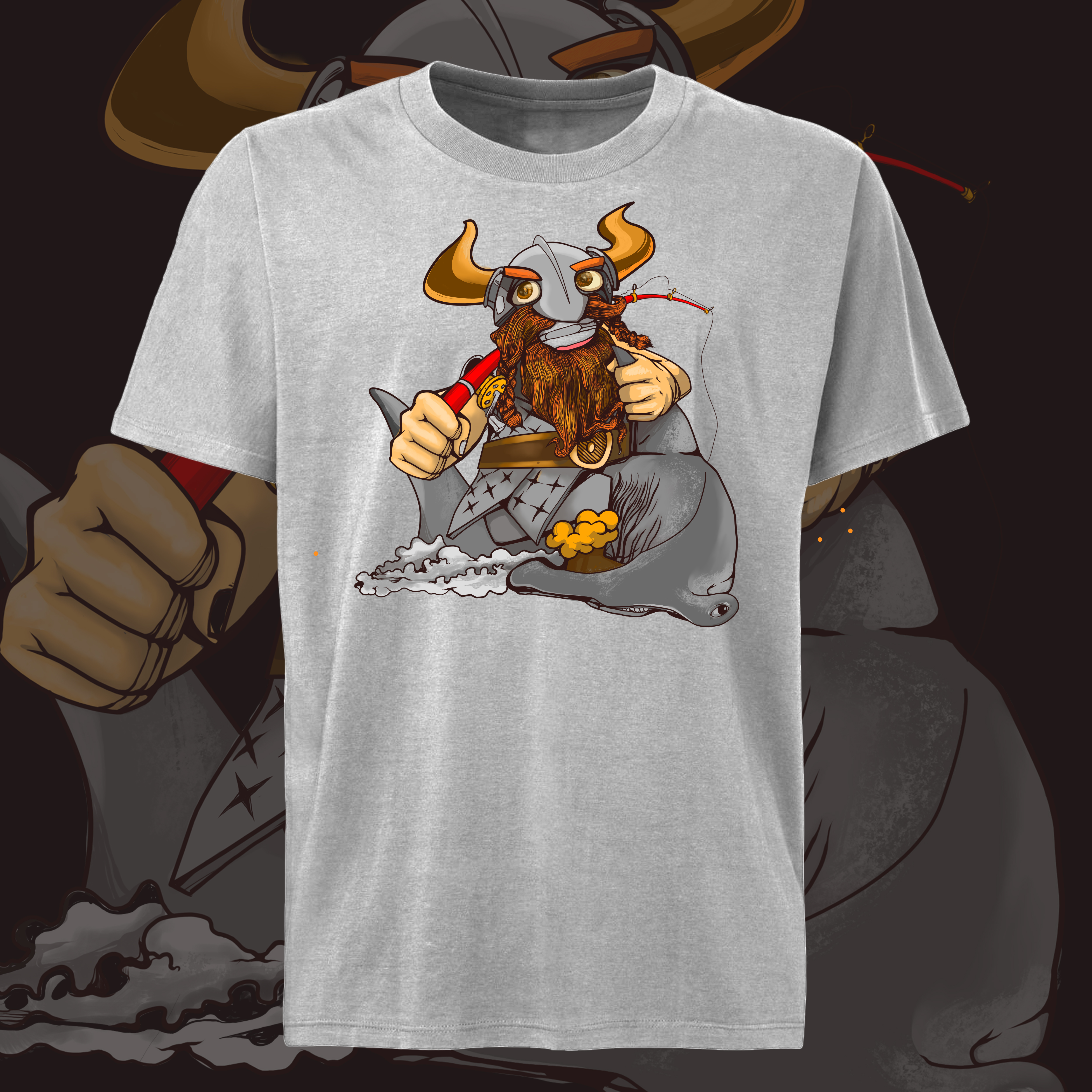 T-shirt Design by Eko_Crowded for Berserker Rods | Design #21732100