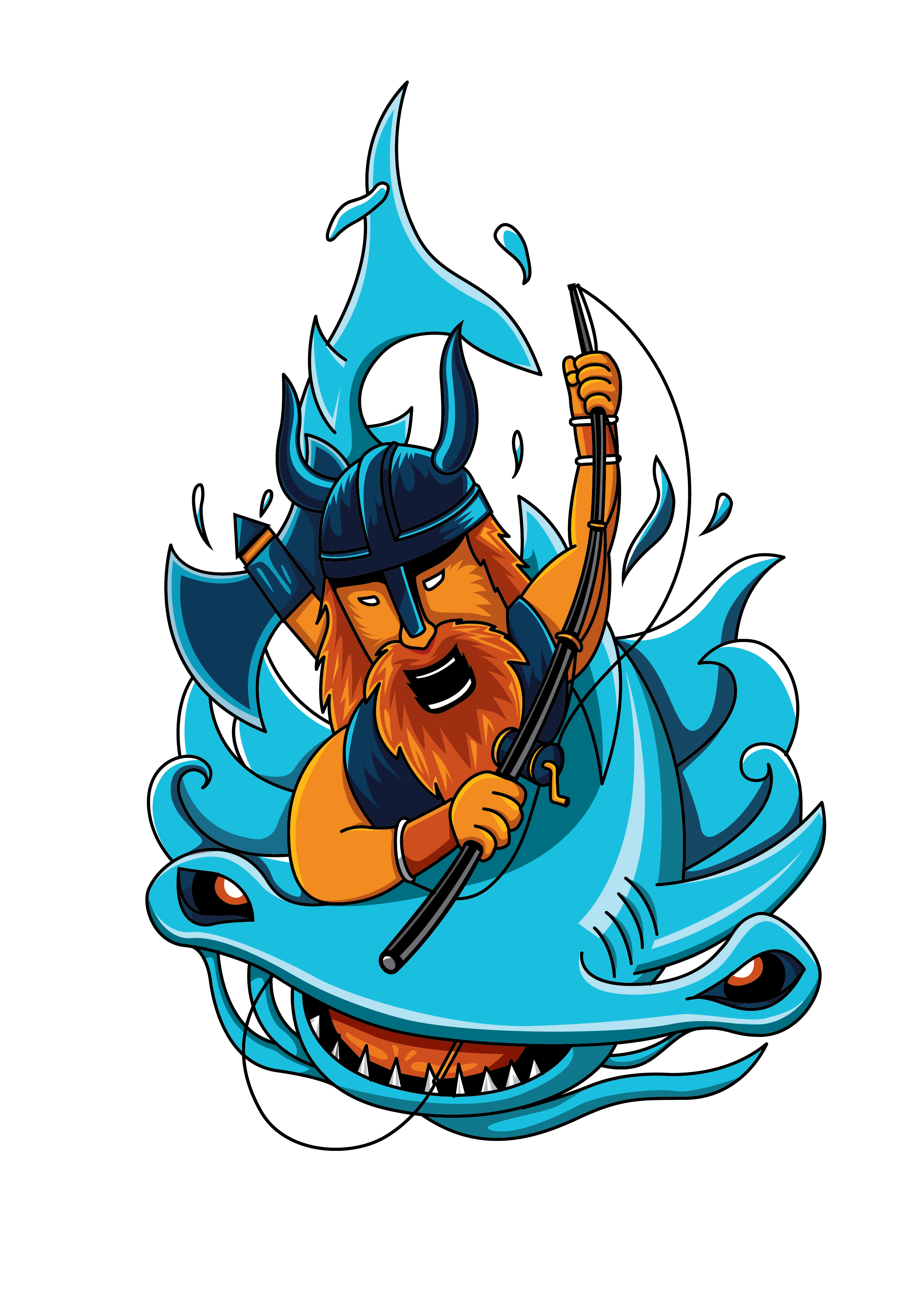 Design de T-shirt par thuanle88 pour Berserker Rods | Design #21758182