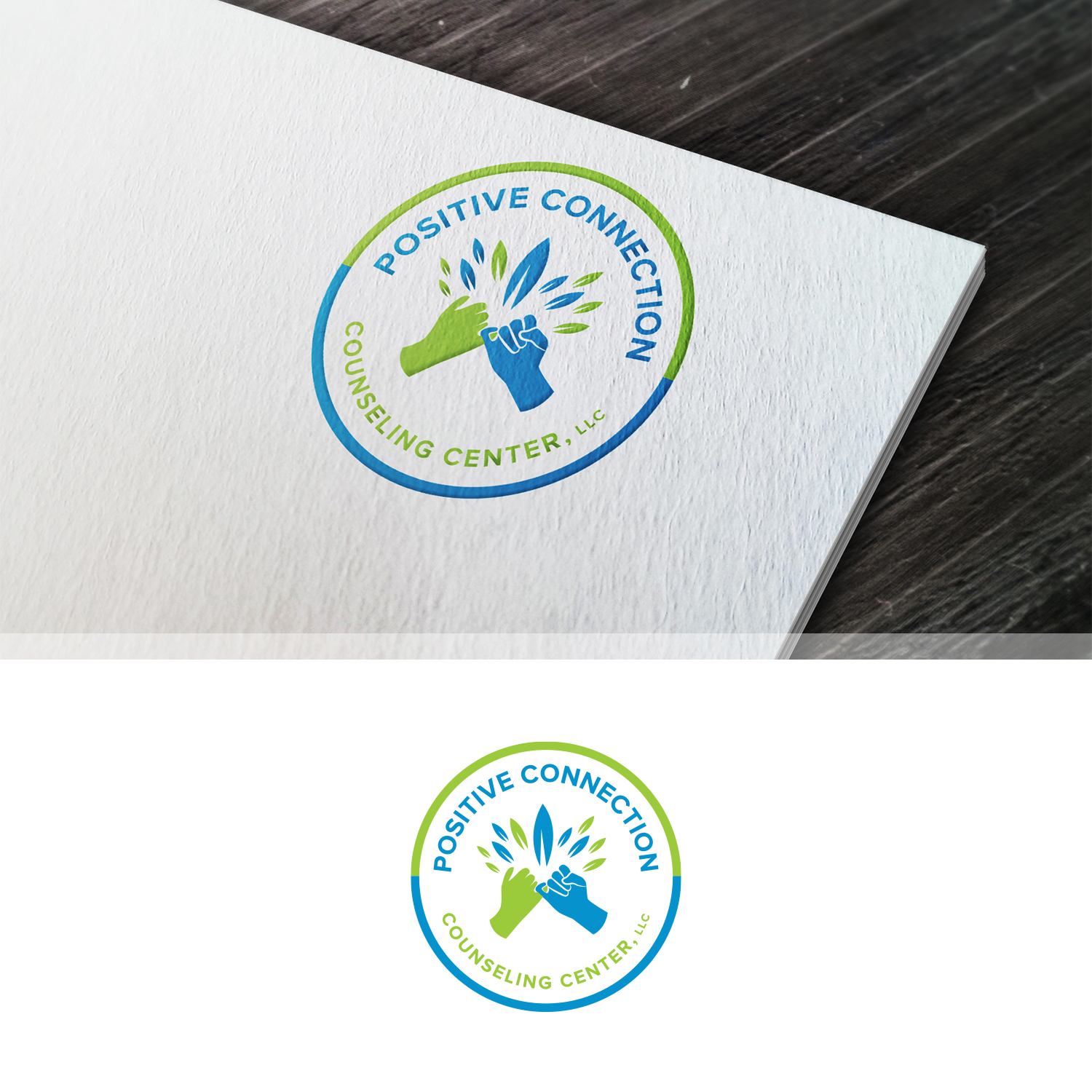 Logo Design by Maxo-Biz for Positive Connection Counseling Center LLC | Design #21740064