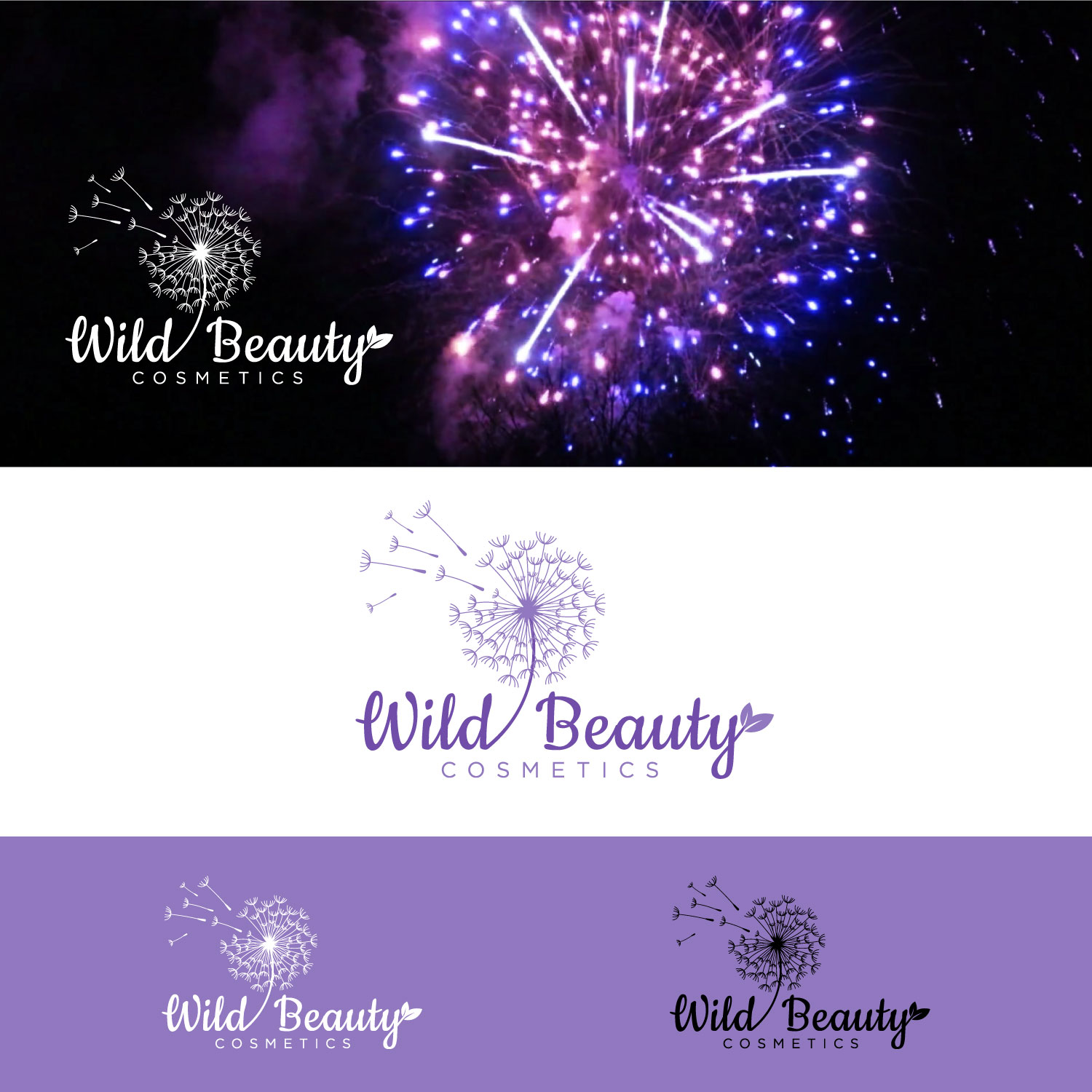 Logo Design by Cactus Designs for Wild Beauty Cosmetics  | Design #21722720
