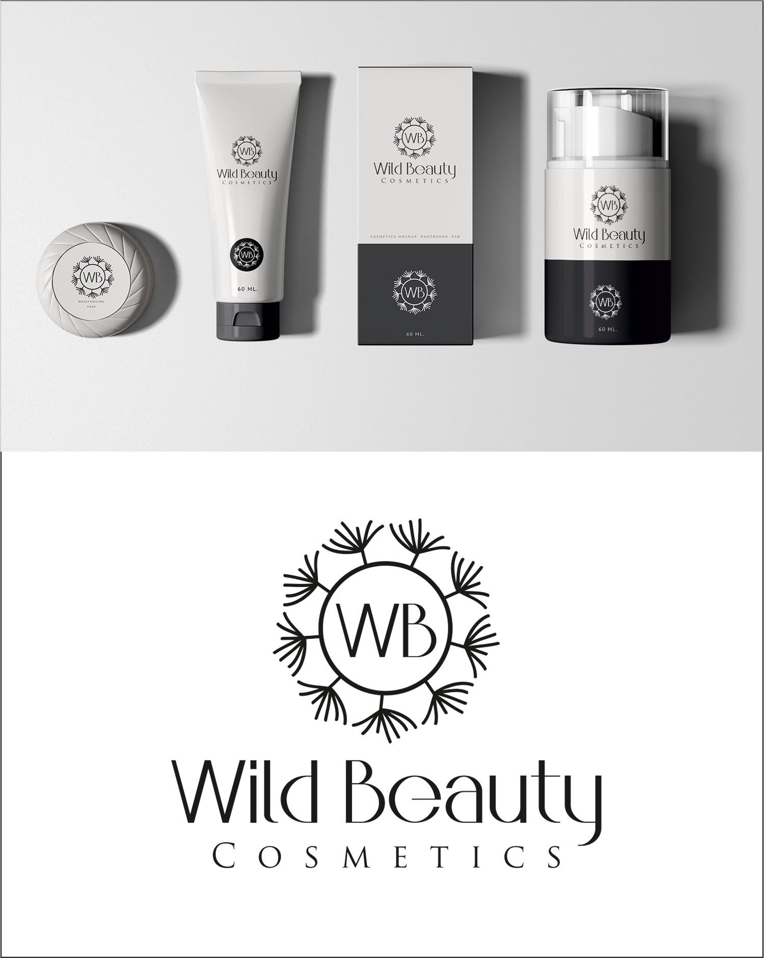 Logo Design by Bang Bang for Wild Beauty Cosmetics  | Design #21708574