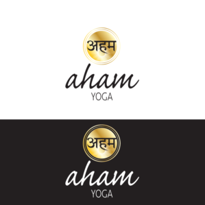 Logo Design by Samantha Ward Design for aham yoga | Design: #21722799