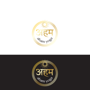 Logo Design by Samantha Ward Design for aham yoga | Design: #21722800