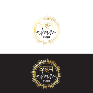 Logo Design by Samantha Ward Design for aham yoga | Design: #21722804