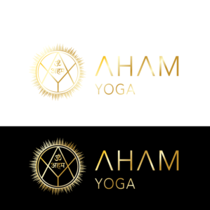 Logo Design by Samantha Ward Design for aham yoga | Design: #21746064