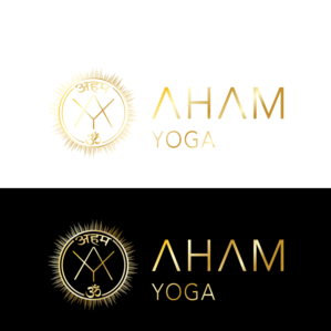 Logo Design by Samantha Ward Design for aham yoga | Design: #21746068