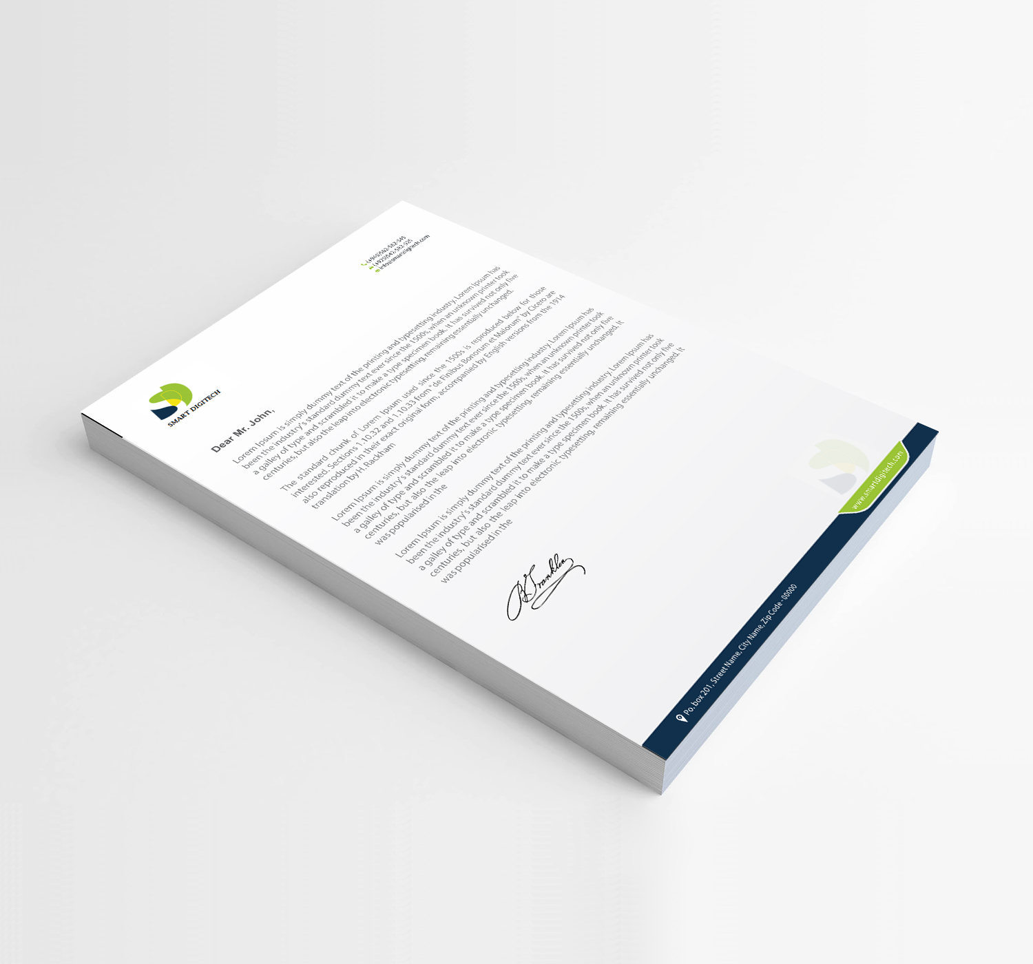 Diseño de Membrete por Infinitive Technology para este proyecto | Diseño #21719938