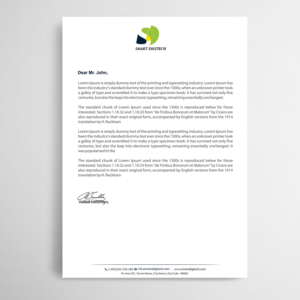 Diseño de Membrete por Infinitive Technology para este proyecto | Diseño: #21735696