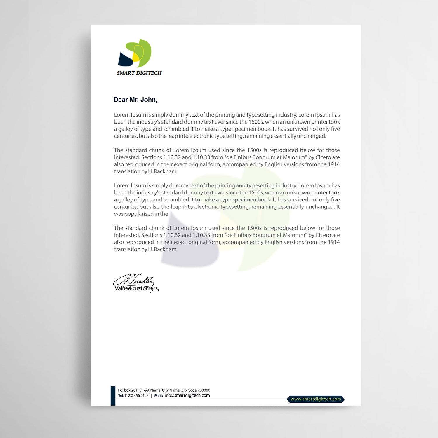 Briefkopf-Design von Infinitive Technology für dieses Projekt | Design #21735704