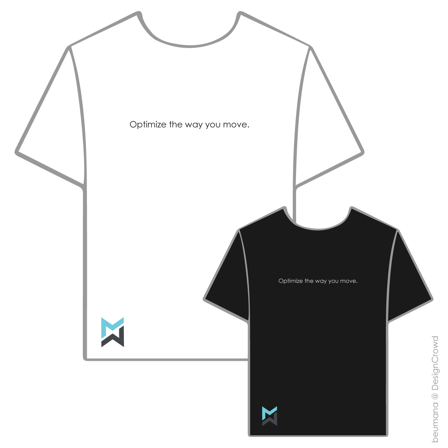 Diseño de Camiseta por beumana para Move Well Fitness | Diseño #21713914