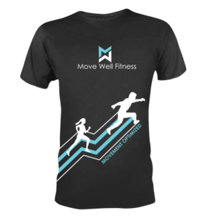 Diseño de Camiseta por 75-R-P-Z para Move Well Fitness | Diseño: #21718543