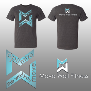 T-shirt Design by spencerc for Move Well Fitness | Design: #21722749