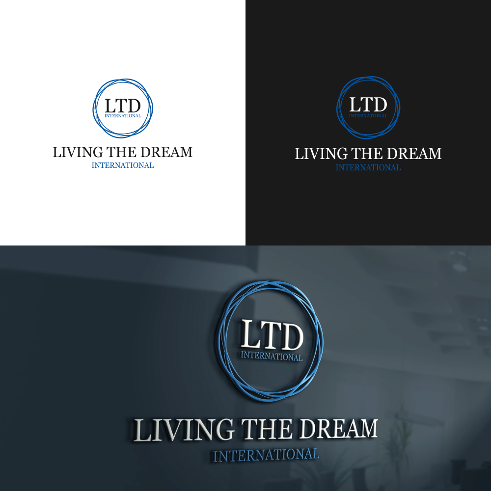 Logo Design by adie soesanto for Living the Dream International | Design #21716018