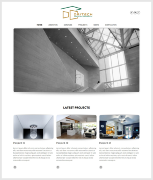 Commercial wall and ceiling contractor needs website | Web-Design von -Marc-