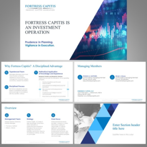 PowerPoint Design by dhuruvam for Four Dimensional Capital LLC | Design #21715923