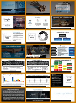 PowerPoint Design by IndreDesign for Four Dimensional Capital LLC | Design: #21775076