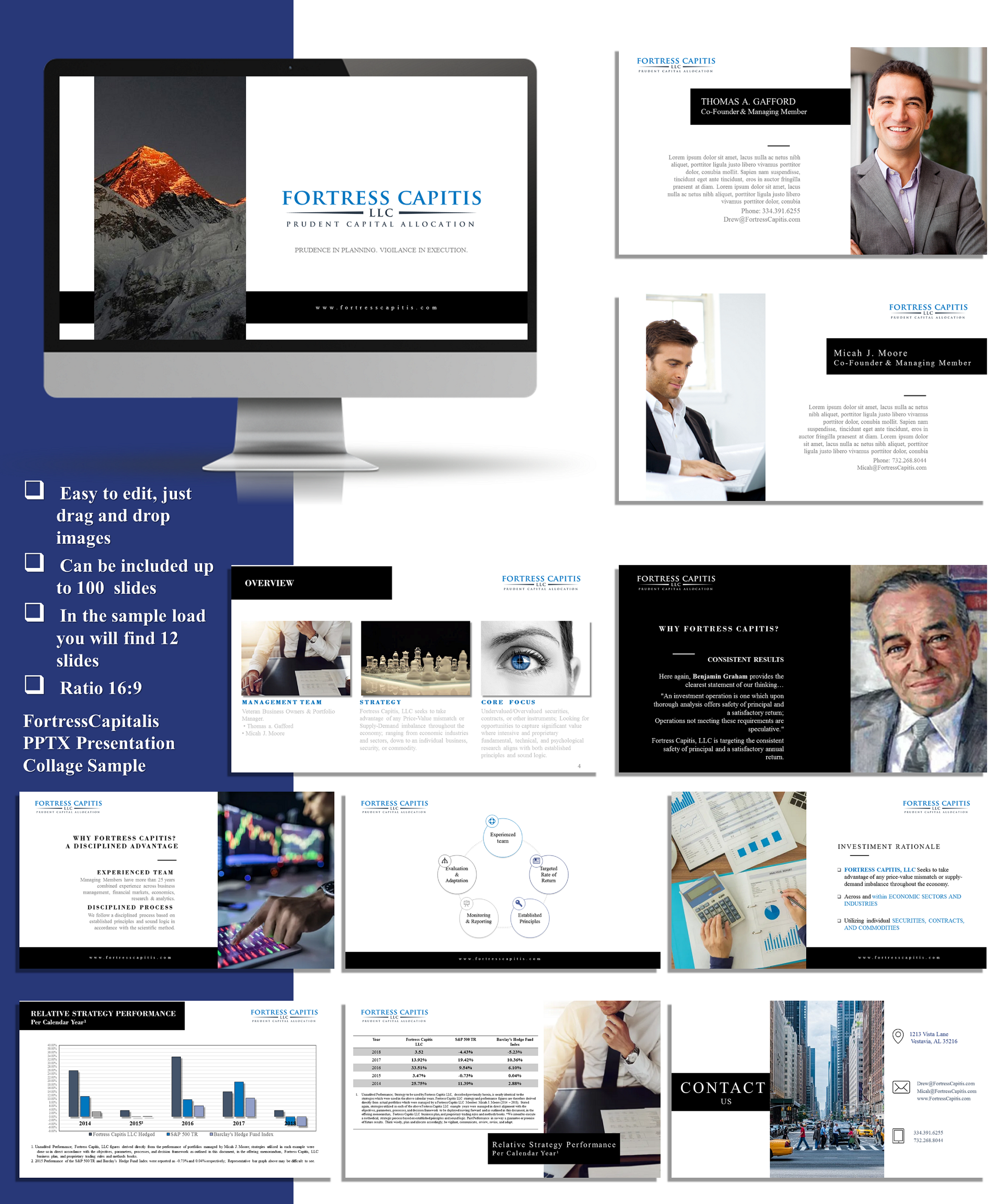 PowerPoint Design by joseborgesbarboza 2 for Four Dimensional Capital LLC | Design #21758288