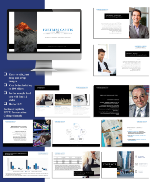 PowerPoint Design by joseborgesbarboza 2 for Four Dimensional Capital LLC | Design: #21758288