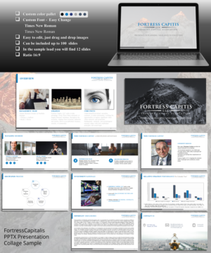 PowerPoint Design by joseborgesbarboza 2 for Four Dimensional Capital LLC | Design: #21758289