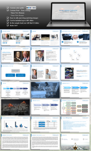 PowerPoint Design by joseborgesbarboza 2 for Four Dimensional Capital LLC | Design: #21782459