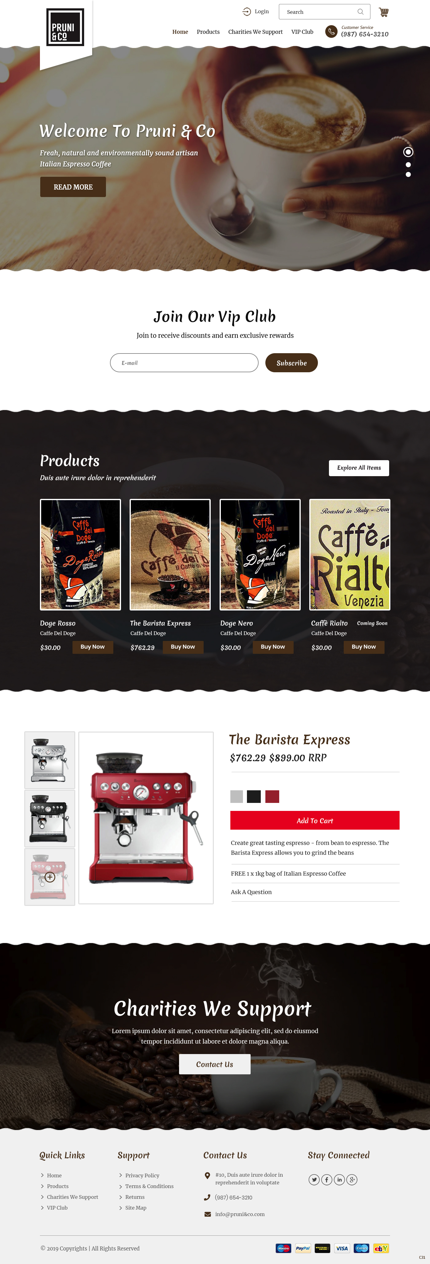 Wordpress Design by pb for Pruni and Co | Design #21721091