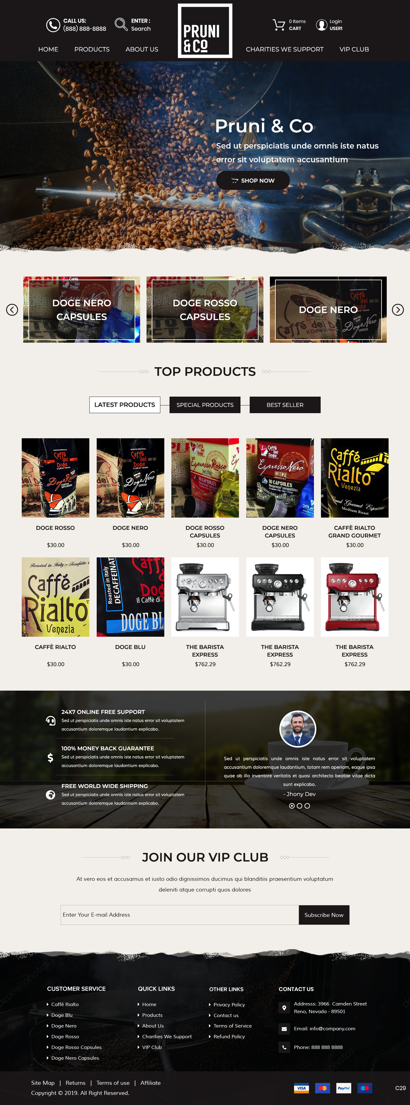 Wordpress Design by pb for Pruni and Co | Design #21721093