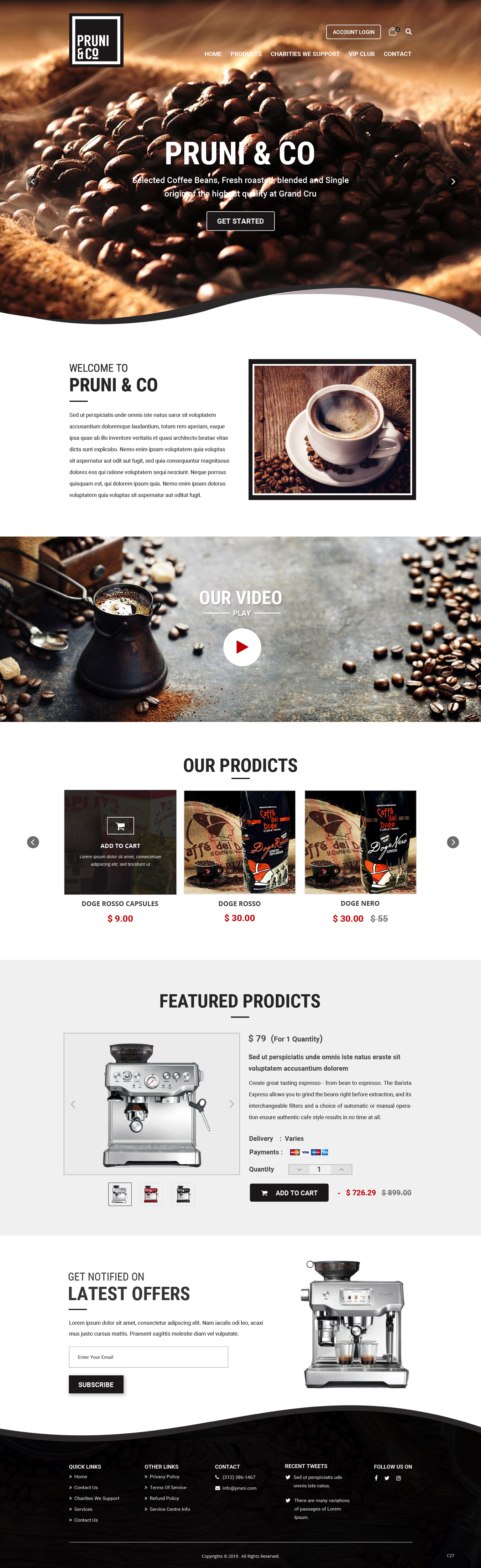 Wordpress Design by pb for Pruni and Co | Design #21721095